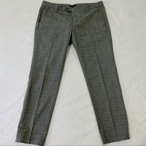 Ted Baker Men’s slim grey dress pants.